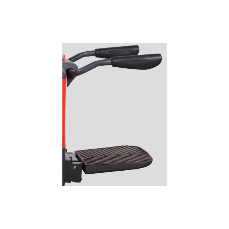 Optional Foldable Ride On Platform with Protective Arms