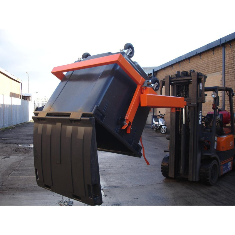 Fork Mounted Wheelie Bin Lifter/Tippler 600KG