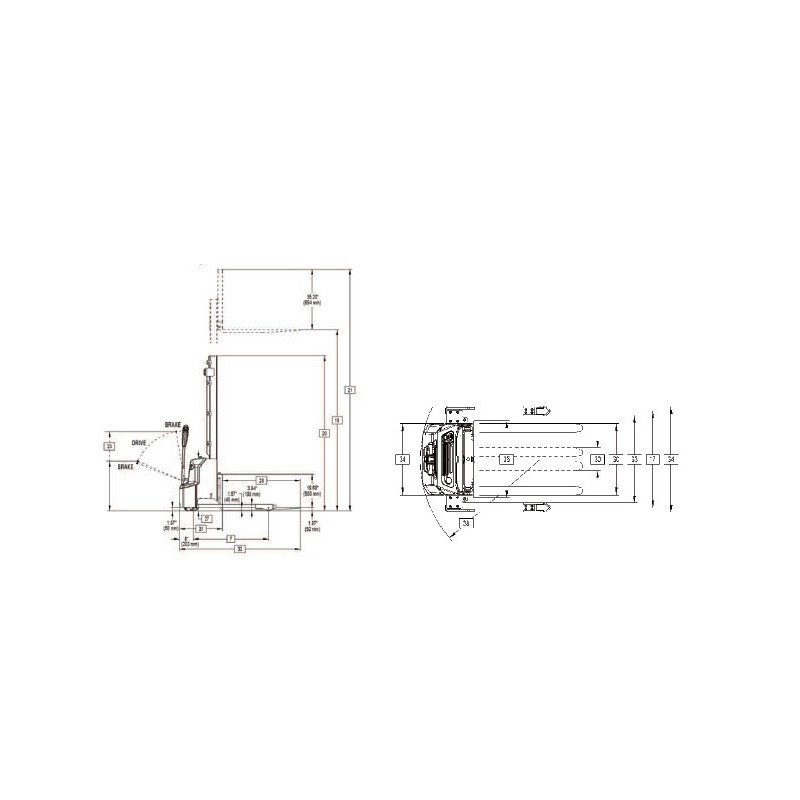PSE12 Straddle Stacker