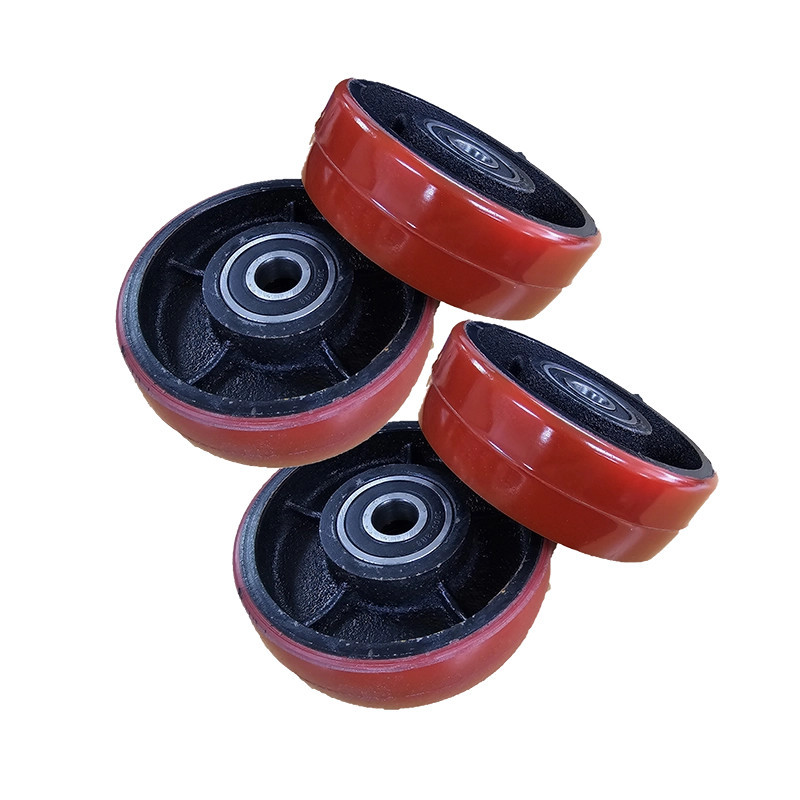 Scissor Lift Table - Ø125mm x 40mm x 17mm Wheel (Core Metal)