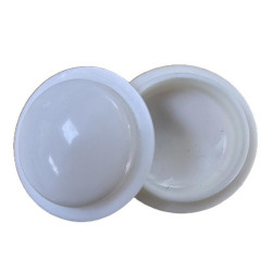 White Wheel Caps (Pack of 2)