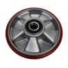 PT-SC1 - Steer Wheel Red PU (Silver Cast Core) Ø150mm x 40mm x 20mm Bore