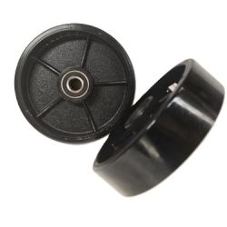 PT Steer Wheel Black PU (Cast Core) Ø200mm x 50mm x 20mm Bore (Pack of 2)