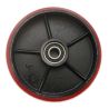 PT-SC2 & 3 - Steer Wheel Red PU (Cast Core) Ø200mm x 50mm x 20mm Bore (Pack of 2)