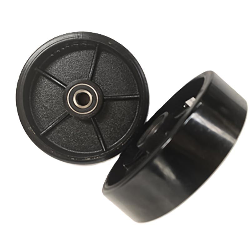 PT-SC2 & 3 - Steer Wheel Black PU (Cast Core) Ø200mm x 50mm x 20mm Bore (Pack of 2)