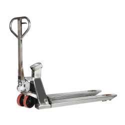 BFC20S690 Stainless Steel Weigh Scale Pallet Truck 690mm x 1150mm 2000kg x 0.5kg