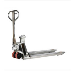 BFC20S Stainless Steel Weigh Scale Pallet Truck 540mm x 1150mm 2000kg x 0.5kg