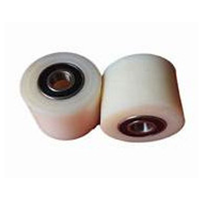 PT Load Rollers White Nylon Ø80mm x 70mm x 20mm Bore - 2 Pack