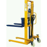 1000kg Manual Fork Lift Pallet Stacker 2.5 m lift